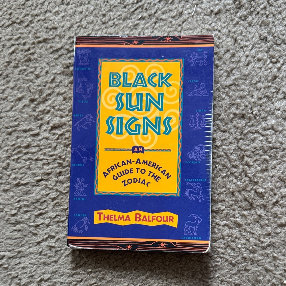 Black Sun Signs Book by Thelma Balfour